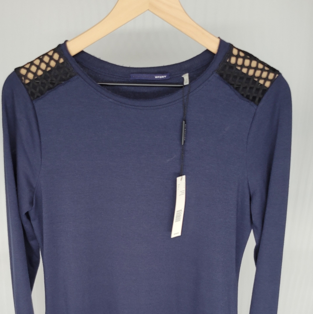 Elie Tahari Sport NWT Zuma Dress Navy Black S